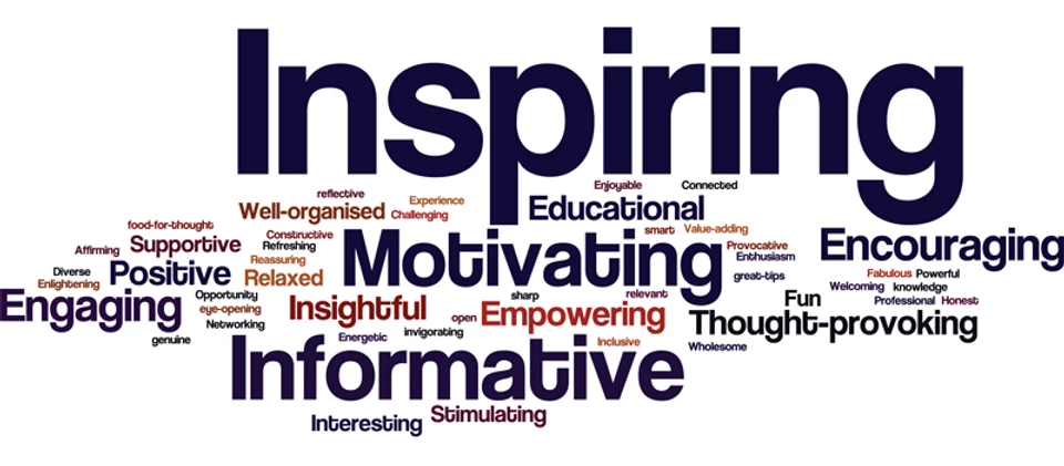 Words the breakfast guests used to describe the event, - inspiring, motivating, informative, insightful, empowering.