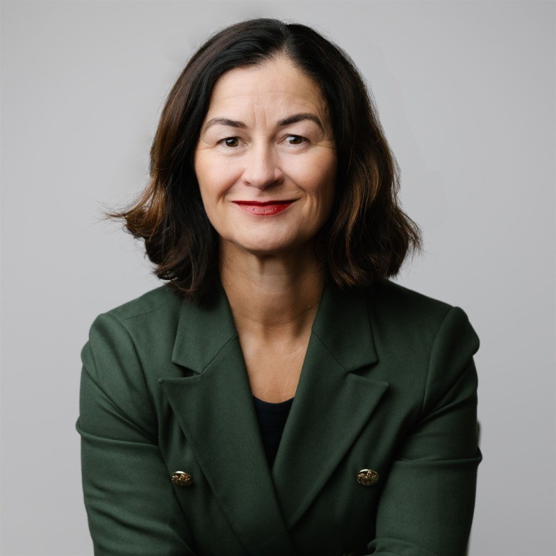 Professional headshot photograph of Fiona David.