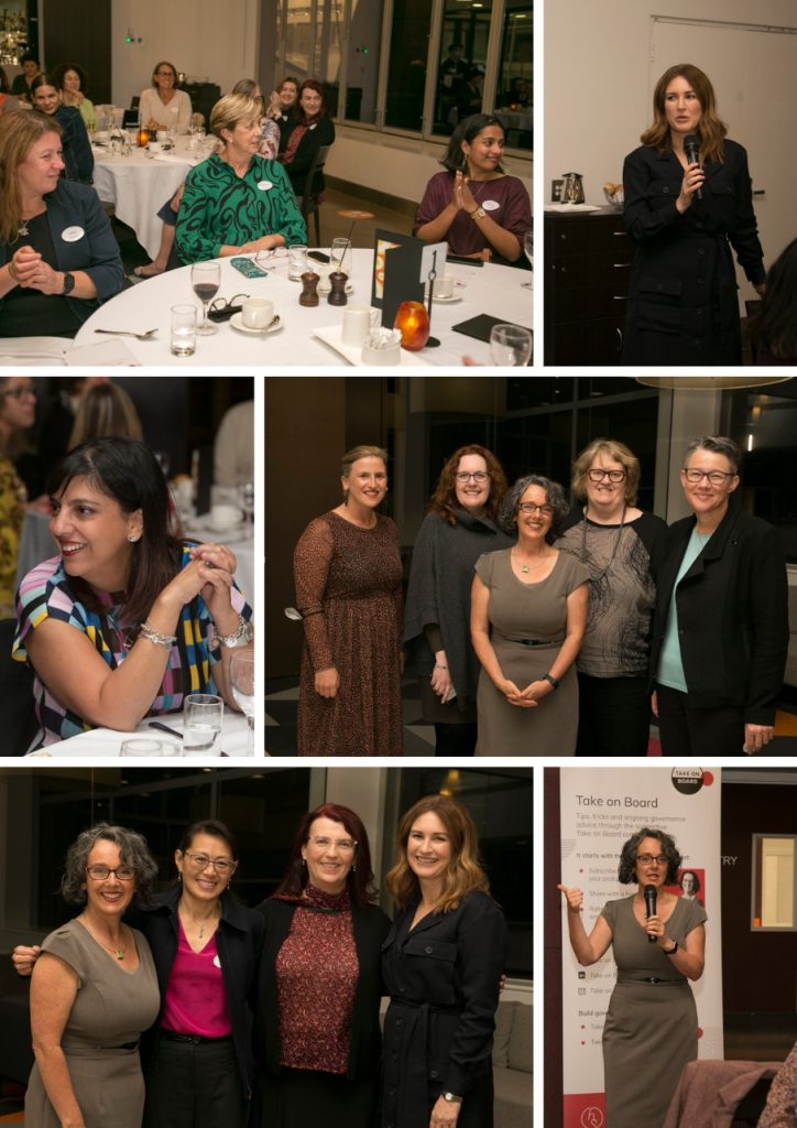 A collage of photo taken at the 2022 Alumni Dinner.